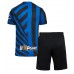 Inter Milan Dětské Domácí dres komplet 2024-25 Krátký Rukáv (+ trenýrky)